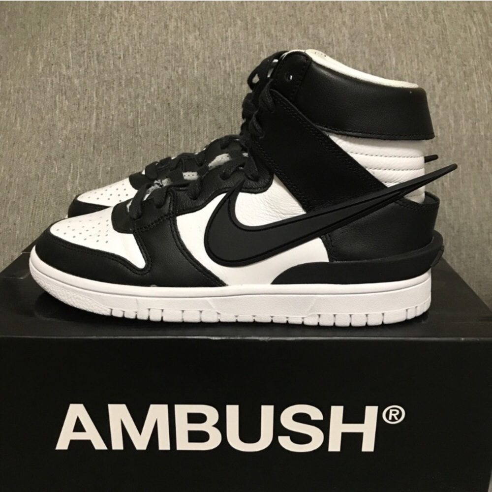 Nike Dunk High Ambush Black & White High Top Sneakers